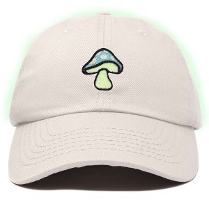 Dalix Mushroom Embroidered Fungi Magic Dad Hat Cotton Baseball Cap Adjustable Mens - 1 of 4