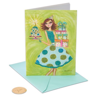 Birthday Card Polka Dot Dress - Papyrus