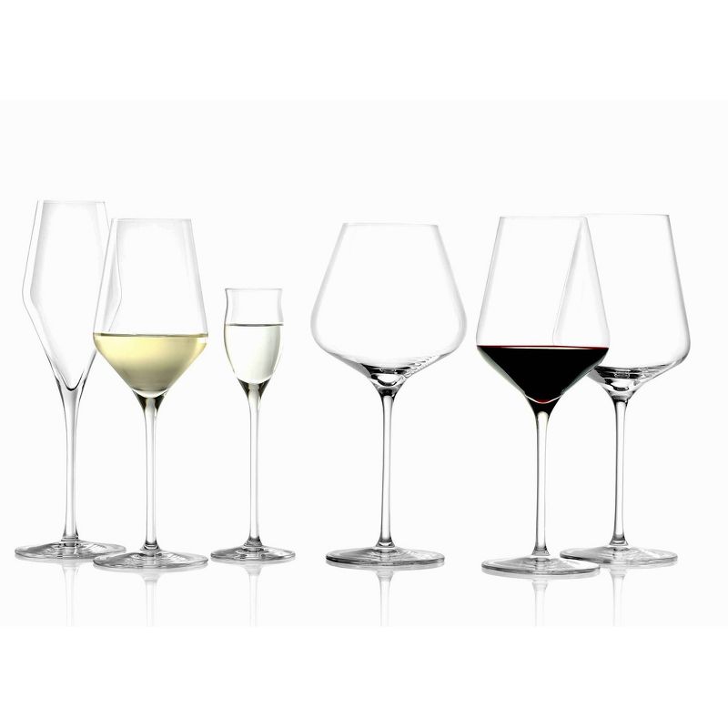 Set of 4 Quatrophil Wine Drinkware 20oz Glasses Red - Stolzle Lausitz, 5 of 7