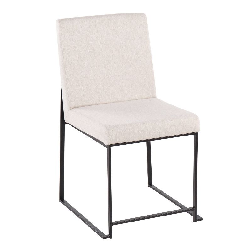 Set of 2 High Back Fuji Dining Chairs, 3 of 13