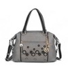 MKF Collection Francis Tote Women's handbag 3-D flowers with Keychain by Mia K - 2 of 4