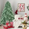 Artificial Christmas Tree with Hinged Branches, Stable Metal Stand, Easy Assembly, Green Christmas Tree for Home Holiday Decoration–The Pop Home - 3 of 4