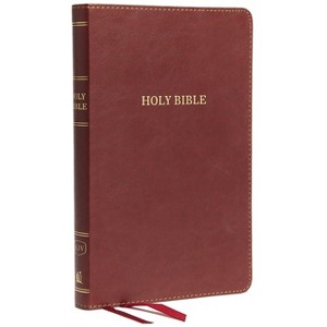 KJV, Thinline Bible, Standard Print, Imitation Leather, Burgundy, Red Letter Edition - by  Thomas Nelson (Leather Bound) - 1 of 1