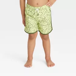 Toddler Boys' Dinosaur Swim Shorts - Cat & Jack™ Green