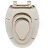 Toilet Seat, Quiet and Soft-Close, Safe PP Material, with Accessories, Easy to Install and Remove, Universal Design, Suitable for Standard Toilets - 3 of 4