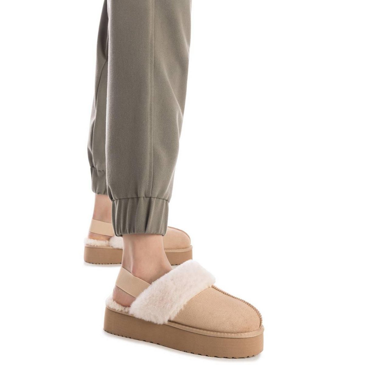 Женские сабо XTI Women's Suede Casual Slingback Clogs 144440 Beige 8 — фото 2