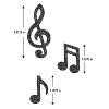 Beistle Musical Note Deluxe Sparkle Confetti, 3 bags of .5 oz each (1.5 Oz/Pkg) Multicolored - 4 of 4