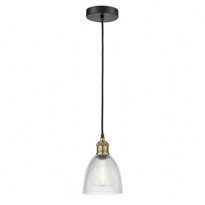 Castile - 1 Light Cord Hung Mini Pendant In Industrial Style-9.75 Inches Tall and 6 Inches Wide