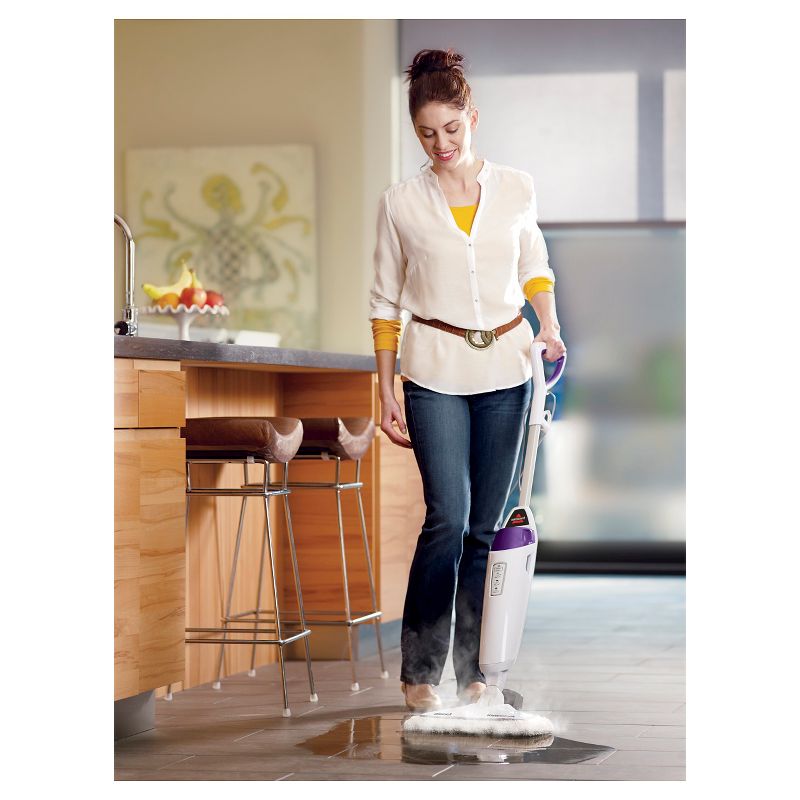 Bissell Power Fresh Pet Steam Mop Hard Floor Steam Cleaner - White, 6 of 13