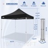 EAGLE PEAK 10x10 Heavy Duty Pop up Commercial Canopy Tent - 3 of 4