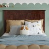 AFI Furnishings Nantucket Twin Solid Wood Panel Headboard with Attachable Charger, Walnut - 2 of 4
