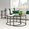 Black Bronze Nested Coffee Table Set - Henn&Hart - 4 of 4