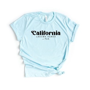 Simply Sage Market Women's California Laguna Beach Short Sleeve Graphic Tee - 1 of 2