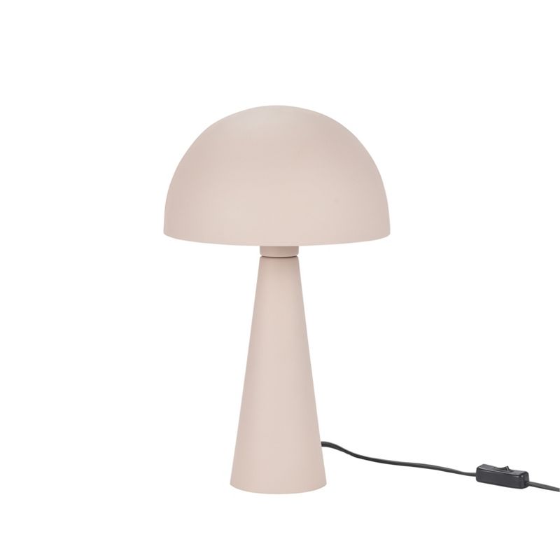 16" Mid-Century Modern Metal Mushroom Accent Table Lamp - Nourison, 1 of 8