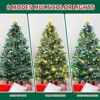 Pre-Lit Artificial Christmas Tree with 350 Multi-Color Lights, 80 Pinecones, Star Topper, 1000 Tips, 8 Modes, Easy Assembly - 3 of 4