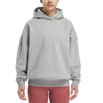 Reebok Womens Lux Oversized Hoodie Sweatshirt