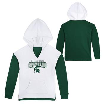 NCAA Michigan State Spartans Girls' Hooded Sweatshirt