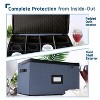 StorageBud Fine China Storage Containers, Durable Dinnerware Storage Set, Hard Shell Quilted Dish Storage Boxes with Felt Dividers - 4 of 4