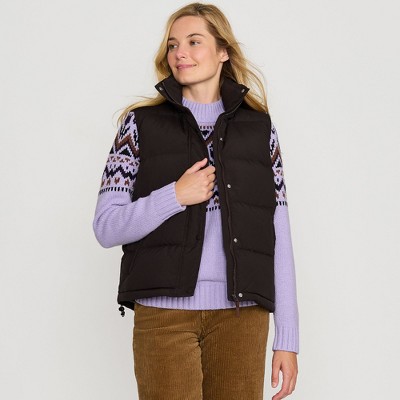 Lands' End Women's Wide Channel 600 Down Puffer Vest