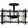 Quoizel Lighting Daphne 2 - Light Semi-Flush Mount in  Matte Black - 4 of 4