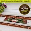Briarwood Lane Christmas Holiday Bird Gathering Mini Mat 22x10 Indoor Outdoor For Christmas Doormat - 2 of 3