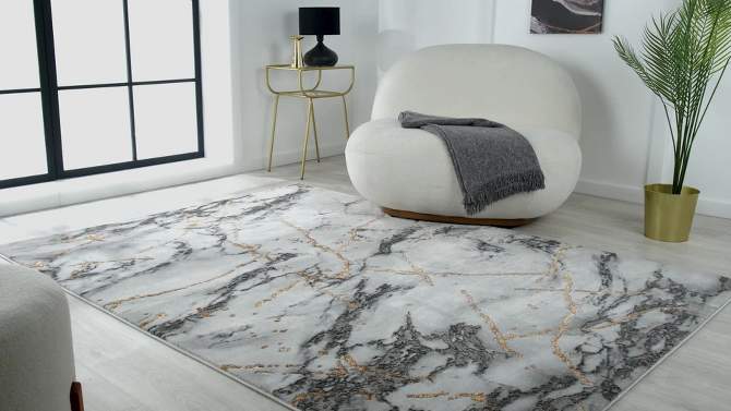 Luxe Weavers Marble Abstract Area Rug, 2 of 15, play video