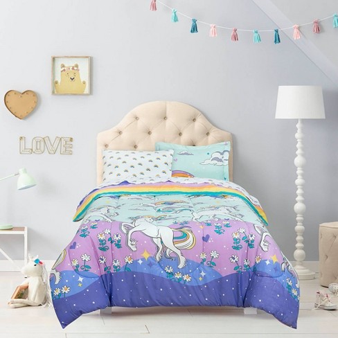 Unicorn bedding discount for twin bed