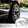 Unique Bargains Aluminium Alloy Car Hub Centric Rings Wheel Bore Spacer Silver Tone - 2 of 4