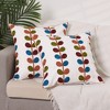 Unique Bargains Embroidered Farmhouse Floral Patterns Decor Pillow Cases 2 Pcs - 2 of 4