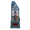 Kurt Adler enchanting 8.375-Inch Battery Operated USB LED Lighted Christmas Shop With Spinning Glitter Water - 2 of 4