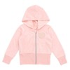 Wicked Glinda Big Girls Velour Zip Up Hoodie and Flare Pants Outfit Set Paisley Pale Pink Glinda 10-12 - 2 of 4