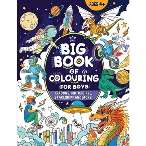 Big Book of Colouring for Boys - Large Print by  Fairywren Publishing (Paperback) - 1 of 1