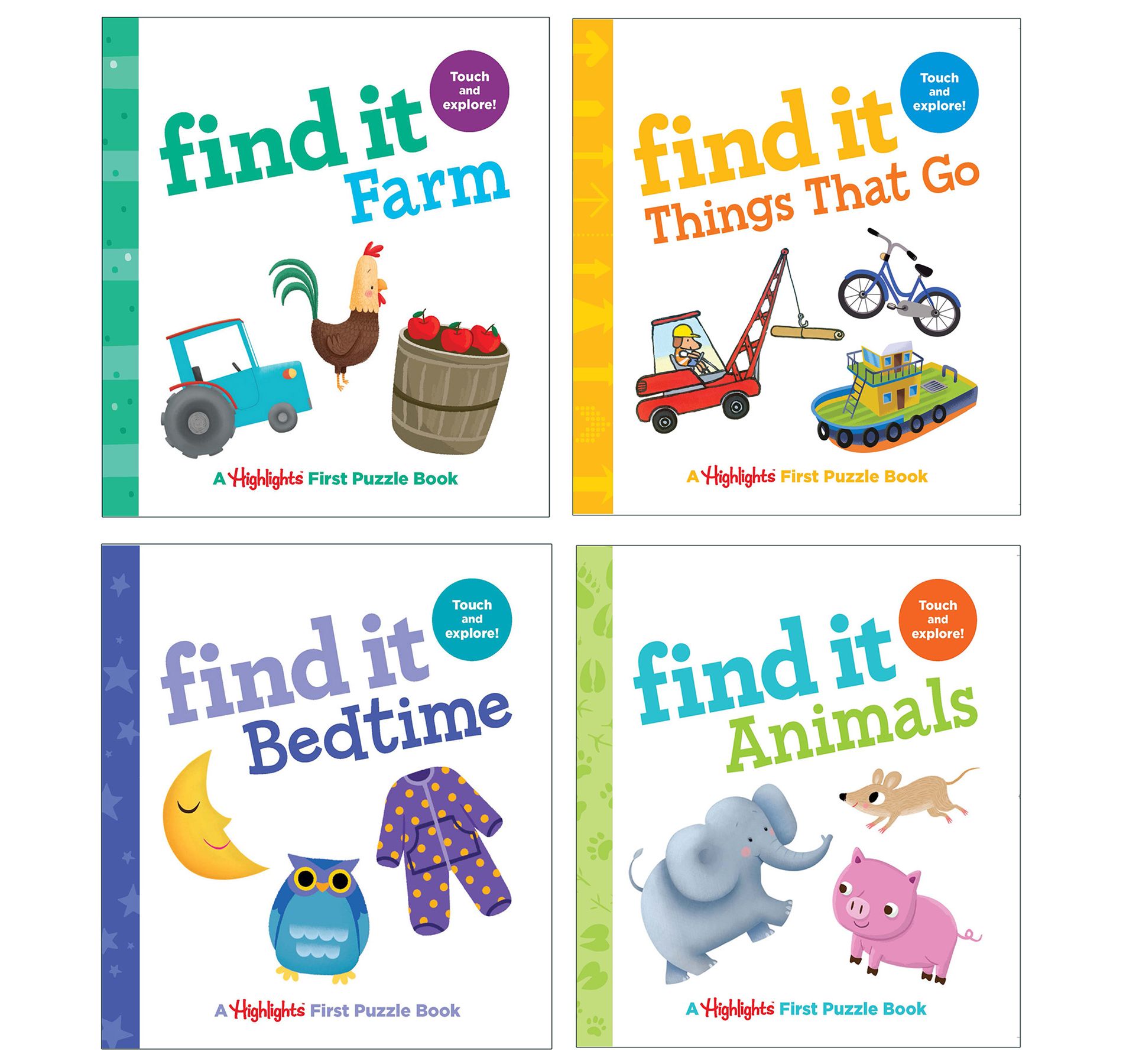 Highlights™ Find It Board Books, Set of 4