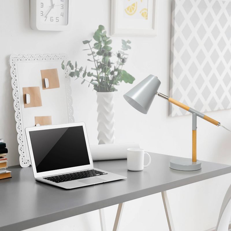 Wooden Pivot Desk Lamp - Simple Designs, 4 of 8
