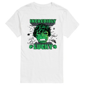 Men's - Marvel - St Patrick's Day Incedibly Lucky Short Sleeve Graphic T-Shirt - 1 of 4
