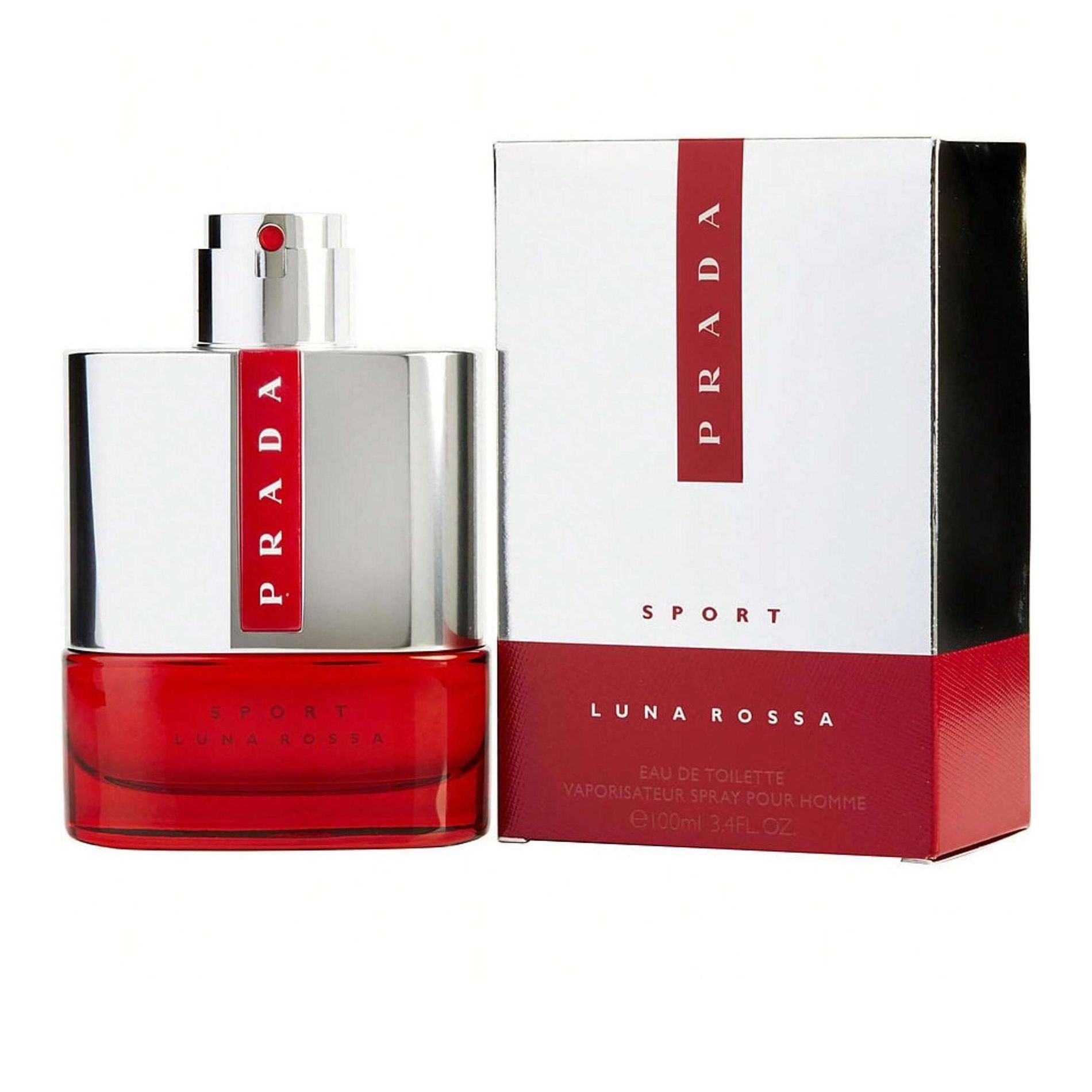 Prada Luna Rossa Sport By Prada Men Juniper Berries, Ginger, Lavender, Vanilla, Tonka Bean Edt Spray 3.4 Oz