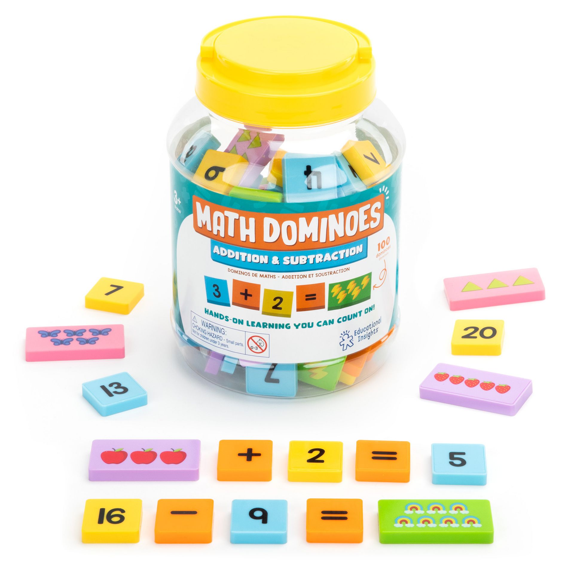 Math Dominoes Addition and Subtraction, Teacher Supplies