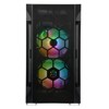 SilverStone Technology FARA H1M PRO Black Micro-ATX Tower case with Tempered Glass and Three ARGB Fans, SST-FAH1MB-PRO - 3 of 4