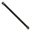 Chisel Stainless Steel Brushed Gunmetal IP-plated and Black Nylon 8.5" Bracelet - 3 of 4