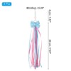 Unique Bargains Handlebar Tassels Grips Ribbon Decorations Scooter Bike Streamers 4 Pcs - 2 of 4