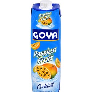 Goya Passion Fruit Cocktail Juice Drink - 33.8 fl oz Box - 1 of 4