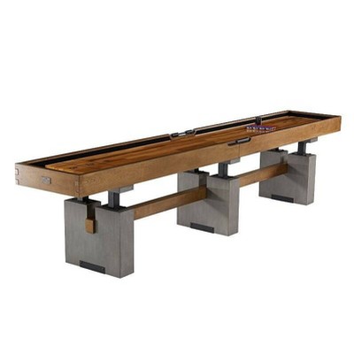 Barrington Clyborne 12' Shuffleboard Table - Brown