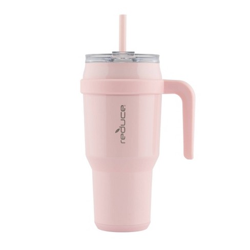 Stanley Cup With Straw 40oz Tumbler Pink Dust Coffee Mug Cup