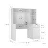 UPHA 51-inch Computer Desk with Hutch & Bookshelf - 4 of 4