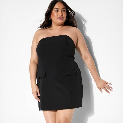 Women's Tailored Tube Mini A-Line Dress - Wild Fable™