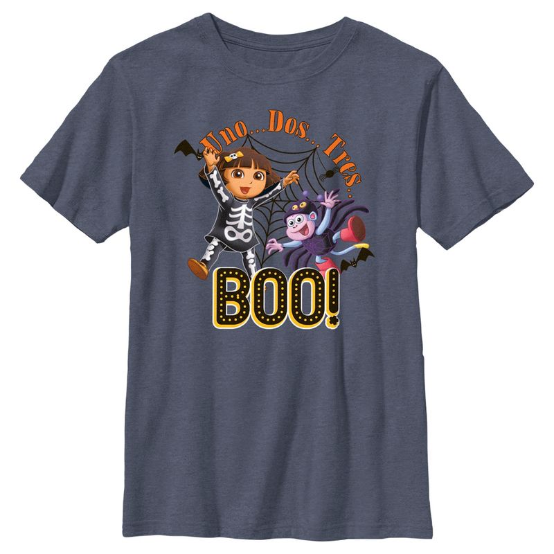 Boy's Dora the Explorer Halloween Friends Boo T-Shirt, 1 of 5