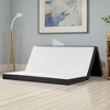 MAYEERTY 4inch Twin XL Size Tri Folding Memory Foam Mattress, Portable Mattress, Non-Slip Bottom, White - 3 of 4