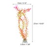 Unique Bargains Aquarium Plants Decorations Artificial Aquatic Plant Pink Green - 4 of 4