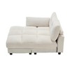 Oversized Corduroy Sleeper Chaise Lounge with USB, Cup Holder & Side Pocket - 3 of 4