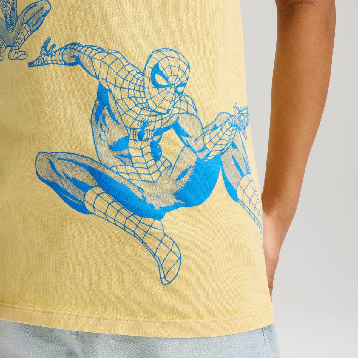 Boys' Short Sleeve Spider-Man Graphic Tank Top - Cat & Jack™ Yellow - thumbnail 2